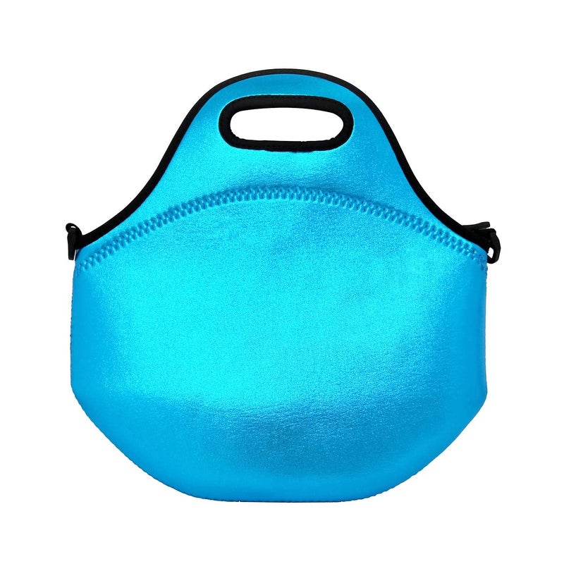 YIDA Neoprene Insulated Lunch bag, Lunch tote Boxes Bags for Women Men Work Office Picnic Travel (Blue) - Image 2